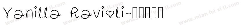 Vanilla Ravioli字体转换